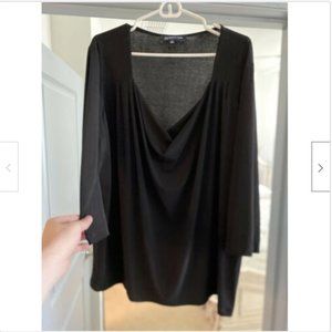 Jones New York Women’s Sheer Top - Black